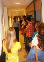 Primera de les visites a la seu de la DO Catalunya (3 de setembre)